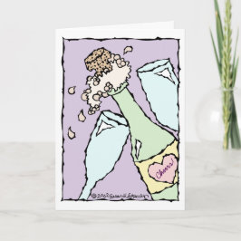 Feierliche Glückwünsche zum Hochzeitstag Karte
