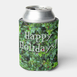 Feierliche Grün- und Rotholzereien Cool Dosenkühler