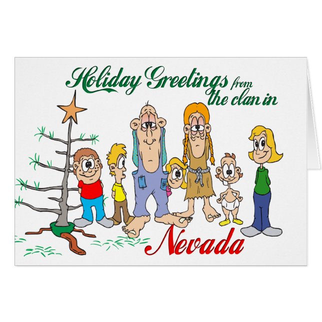 Feierliche Grüße aus Nevada (Vorderseite (Horizontal))