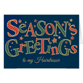 Feierliche Grüße für Friseur Polkas