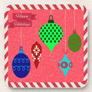 Feierliche Grüße Ornamente Charming Candy Cane Untersetzer