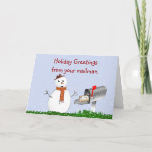 Feierliche Grüße von Ihnen mailman Weihnachten