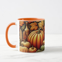 Feierliche Herbstsaison Harvest Pumpkins Tasse
