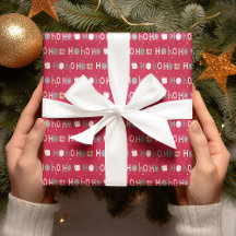 Feierliche Ho Ho Ho Chic Weihnachtsfeiertag