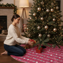 Feierliche Ho Ho Ho Chic Weihnachtsfeiertag