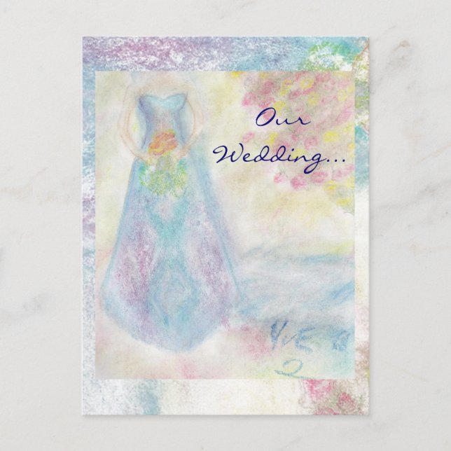 Feierliche Hochzeit teilen III Postkarte (Vorderseite)