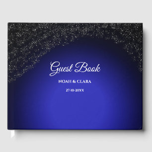 Feierliche Hochzeit Vollmond & Sterne Mitternacht Gästebuch