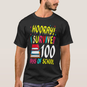 Feierliche Ich überlebte 100 Tage Schule T-Shirt