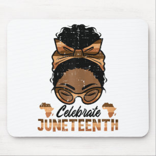 Feierliche Jubiläumsfeier 19. Schwarze Frauen Tag Mousepad