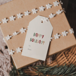 Feierliche Lässige Feiertage nach dem 2. Geschenkanhänger