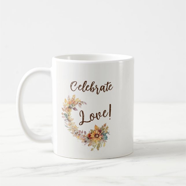 Feierliche Liebe Kaffeetasse (Links)