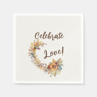 Feierliche Liebe Serviette