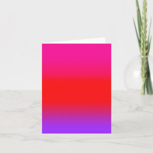Feierliche Magenta Red Lila Ombre Einladung