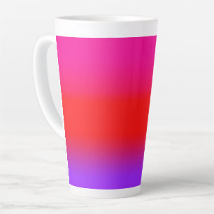 Feierliche Magenta Rot Lila Ombre Gradient Muster Milchtasse