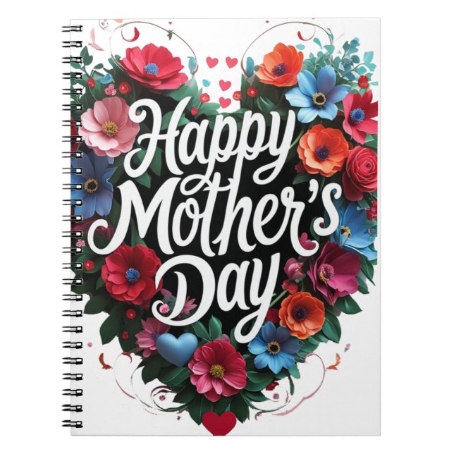 Feierliche Mama - glücklicher Muttertag Notizblock (Vorderseite)