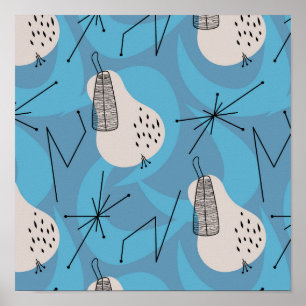 Feierliche Mitte des Jahrhunderts Poster