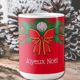 Feierliche Motive - Joyeux Noël - Rote Tasse
