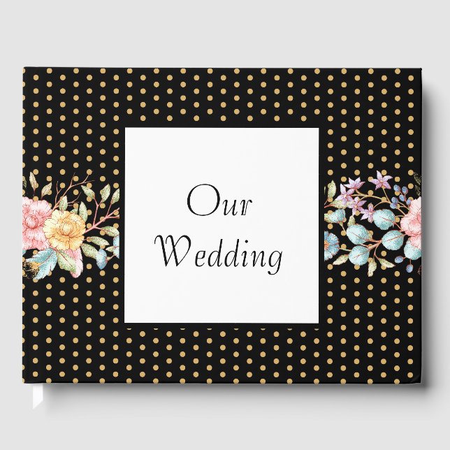 Feierliche Nachtblüten Gästebuch (Vorderseite)