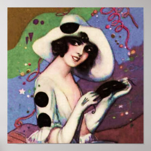 Feierliche Pierrette von Sophia Chiostr Poster