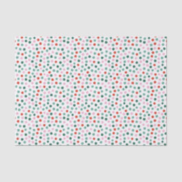 Feierliche Polka Dots Pattern Urlaub Seidenpapier
