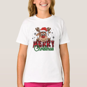 Feierliche Rentiere, frohe Weihnachten T-Shirt