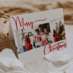 Feierliche Rote Schrift Falten Drei Foto Weihnacht Feiertagskarte<br><div class="desc">Feiern Sie die Saison mit diesem festlichen roten Drehbuch gefaltet drei Foto Weihnachtskarte mit einer Touch von elegantem Charme. Das schicke Design präsentiert eine einfache rot-weiße Farbpalette, die den gemütlichen Geist des Winters widerspiegelt. Seine moderne und einzigartige Anziehungskraft und seine rustikale Formulierung schaffen ein perfektes Gleichgewicht zwischen saisonalen und zeitgenössischen....</div>