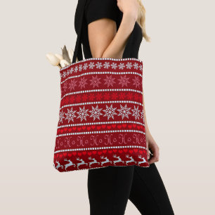 Feierliche Schneeflocke und Reindeer-Design