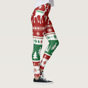 Feierliche Schneeflocken Leggings, Feiertage Leggings