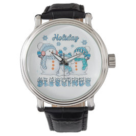 Feierliche Segnungen von den Frosten Armbanduhr