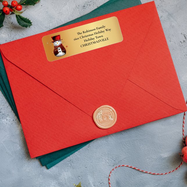 Feierliche Snowman an Weihnachten (Von Creator hochgeladen)