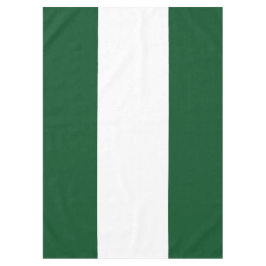 Feierliche Sporty Wide Camp Grüne weiße Streifen Tischdecke