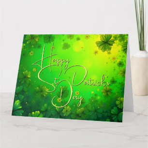 Feierliche St. Patrick's Day Gruß Karte