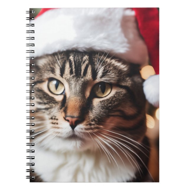Feierliche Tabby Notizblock (Vorderseite)