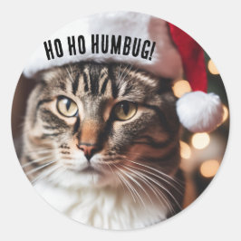 Feierliche Tabby Runder Aufkleber