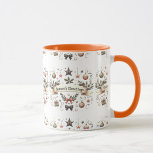 Feierliche Tasse der Jahreszeit