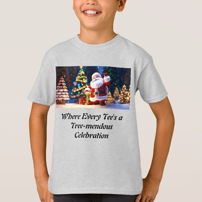 Feierliche Themen: Wrap dich selbst in Weihnachtsj T-Shirt (Vorderseite)