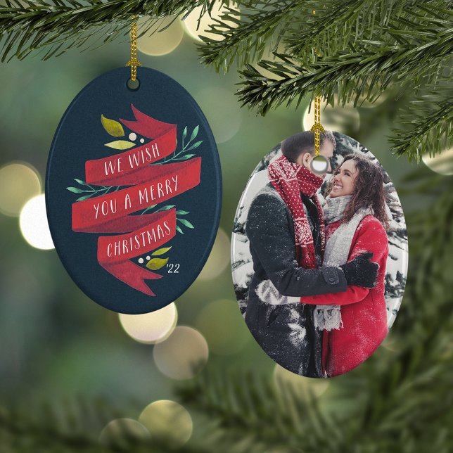 Feierliche Veranstaltungen | Rustikales Foto Keramik Ornament (Von Creator hochgeladen)