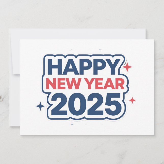 Feierliche Verbindungen Neujahr 2025: Weihnachtska Feiertagskarte (Vorderseite)