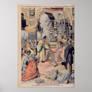 Feierliche Verbrennung von König Norodom I Poster
