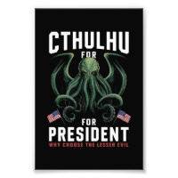 Feierliche Wahlen 2024 Cthulhu für den Präsidenten