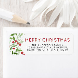 Feierliche Weihnachten Blätter Berries Holiday