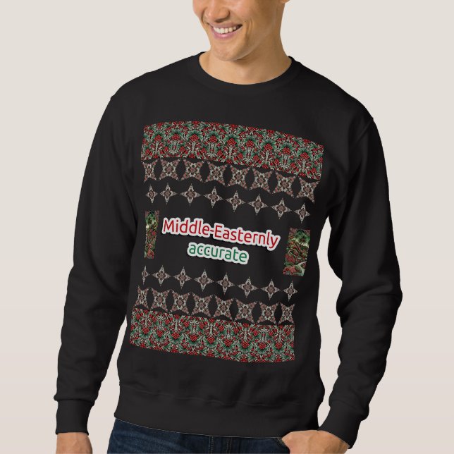 Feierliche Weihnachten im Nahen Osten Sweatshirt (Vorderseite)