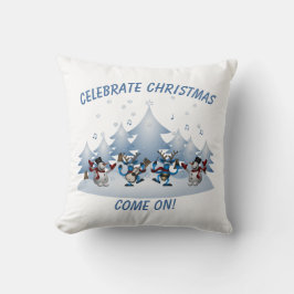 Feierliche Weihnachten kommen Kissen