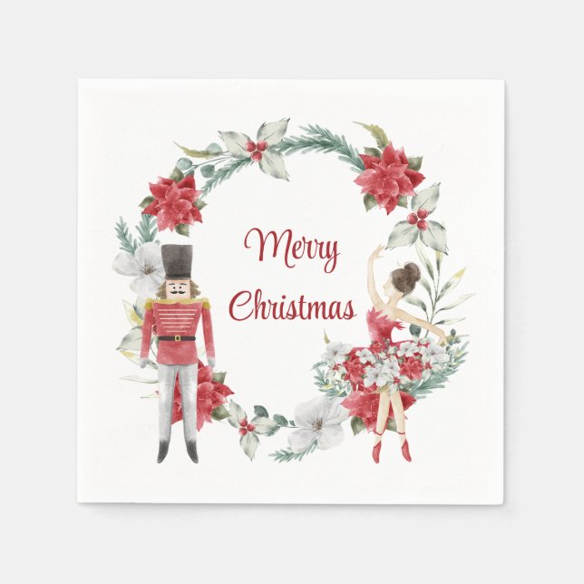 Feierliche Weihnachten Serviette (Vorderseite)