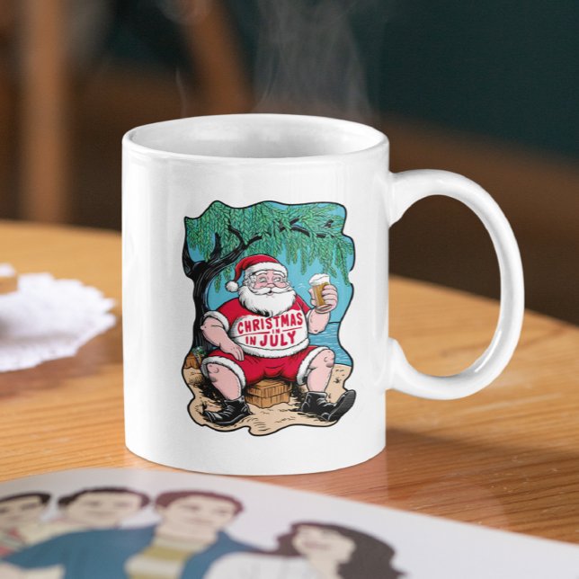 Feierliche Weihnachtsfeier Biere unter Baum Kaffeetasse (Von Creator hochgeladen)
