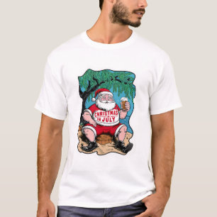 Feierliche Weihnachtsfeier Biere unter Baum T-Shirt