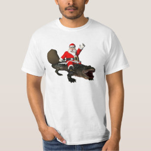 Feierliche Weihnachtsfeier Reiten T-Shirt