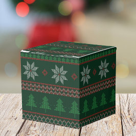 Feierliche Weihnachtsfeier Retro-Feier Geschenkschachtel