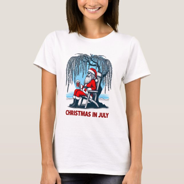 Feierliche Weihnachtsfeier T-Shirt (Vorderseite)