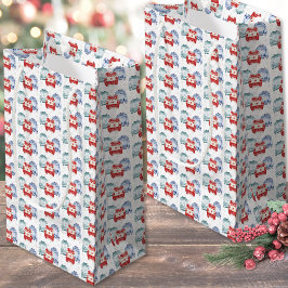 Feierliche Weihnachtsfeiertage im Ugly Sweater Mus Kleine Geschenktüte